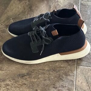 Wolf Shepherd Swiftknit Derby Mens Size 12 Dark‎ Blue Lace Up Knit Oxford Shoes